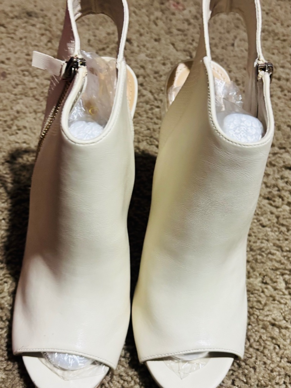 Heeled bootie dress or casual shoes